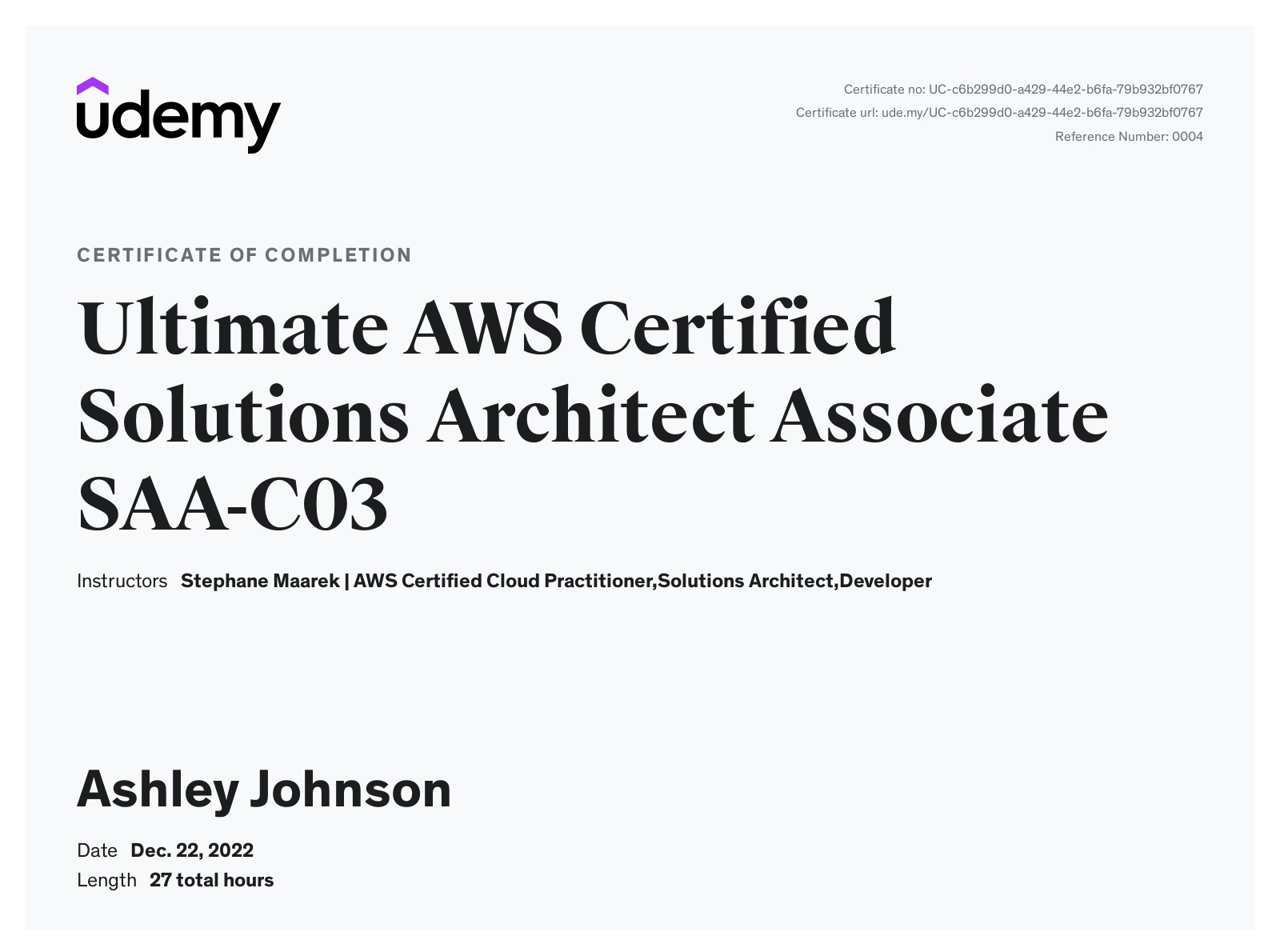 AWS Solutions Architect